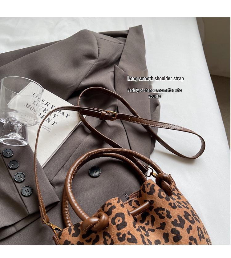 Luxury Suede Tote & Bucket Bag: Stylish Mother-Child Shoulder/Crossbody with Ruched Design