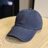 New autumn embroidery new versatile baseball cap fashion cap transparent enlarged widened face hat
