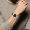 Seiko Waterproof Depth 100m, Quartz, Steel Strap, , Men's Watch, Black Dial AQPK410