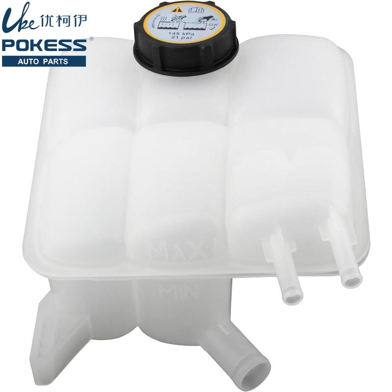 Car Engine Coolant Expansion Pot with Cover 5M5H8K218AA for Volvo C30 S40 V50 Mazda 3 Ford Focus 2004-2013 3M5H8100AD