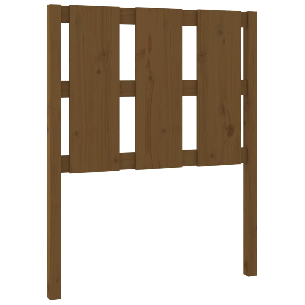 Headboard Honey Brown 80.5 X 4 X 100 Cm Solid Pine Wood