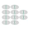 10 szt. Nakładek na sensory Owalny kształt Samoprzylepne Wodoodporne Oddychające Plastry na sensory do kąpieli chodzenia