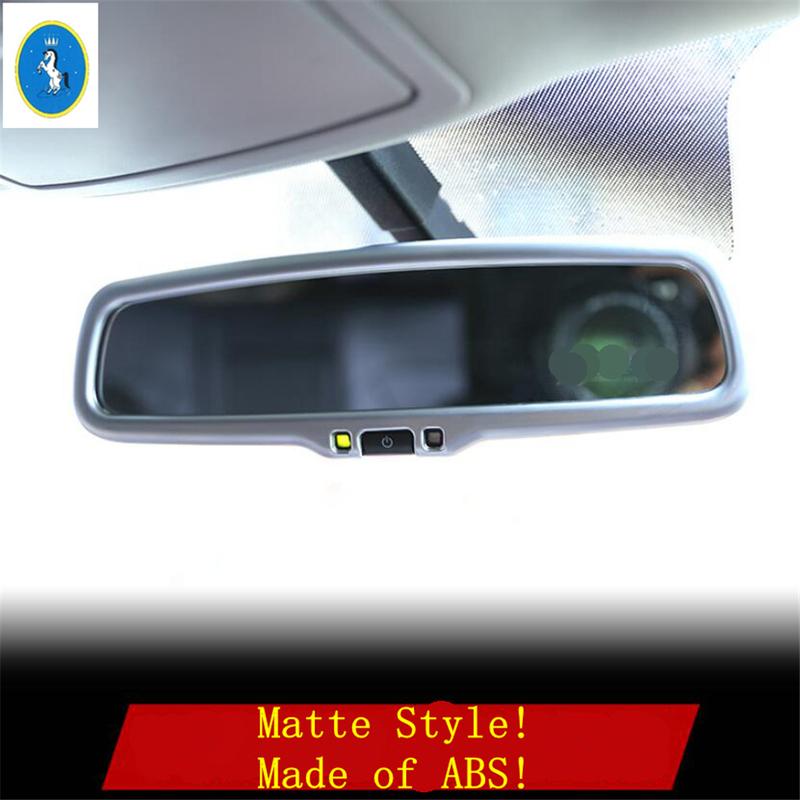 Auto Indoor Roof Front Backup Rearview Mirror Decor Frame Cover Trim Fit For KIA Sportage 2016 - Matte Interior Accessories
