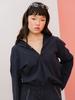 EDENIK Half Open Shirt_Dark Navy