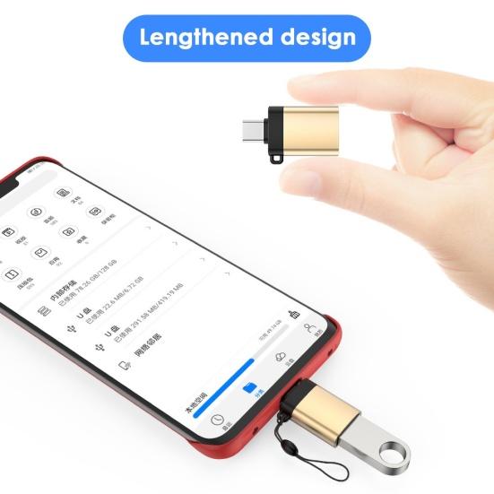 USB 3 Female Male OTG Converter to Type-C Charge Data Sync Adapter