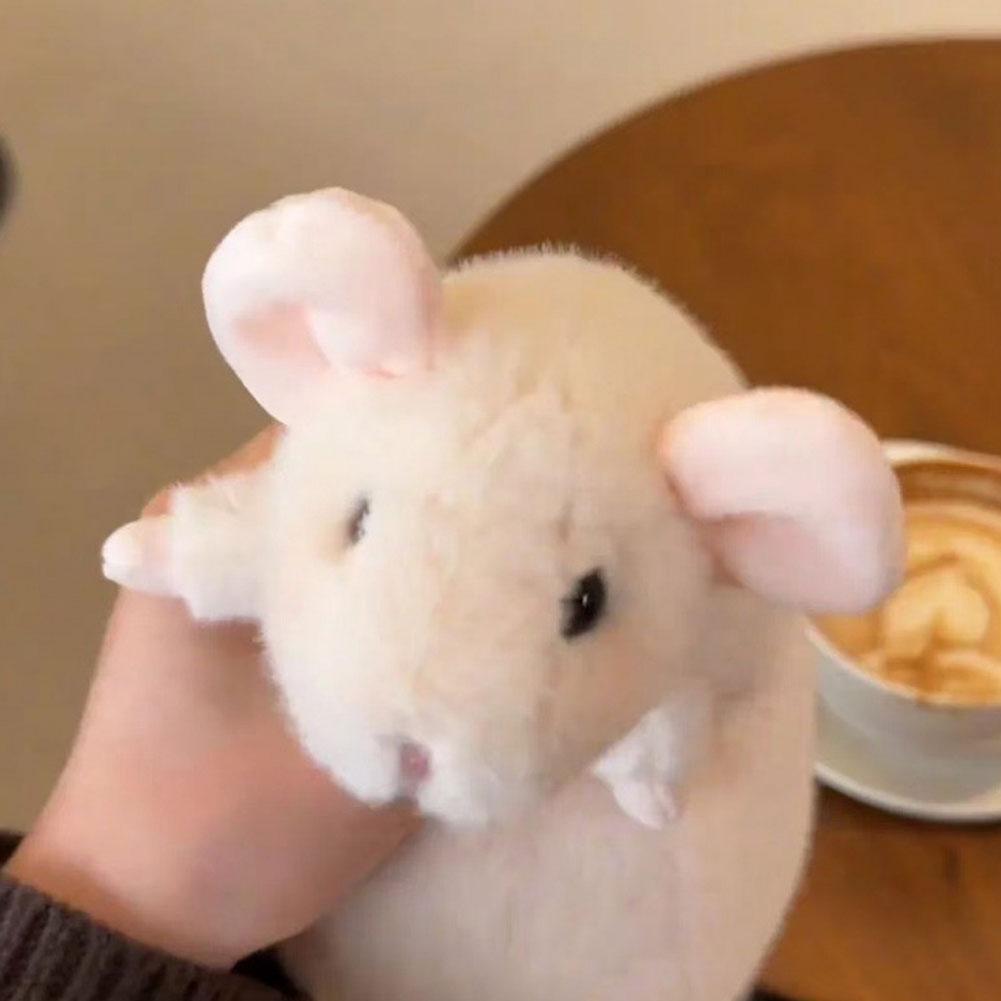 Kawaii Mouse Plush Toy Cute Stuffed Rat Doll Soft Animal Pillow Birthday Gift Home Decor Simulation Hamster