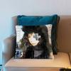 KKarina AAespaS Pillow Case Short Plush Sofa Decorative Gift Home Doublesided Printing Cushio