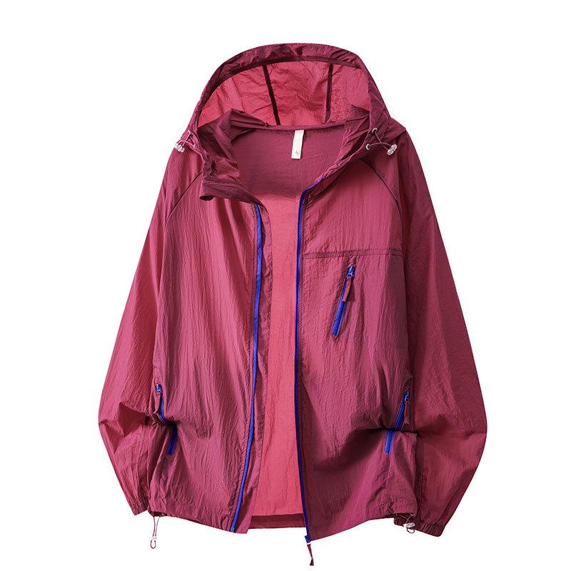 Herren Ice Silk Sonnenschutzjacke: UPF50+, Leicht, UV-Schutz, Atmungsaktiv, Sommer-Sportbekleidung, Partner-Look