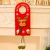 Xmas Cute Snowman Doorknob Hanger Hanging Pendant Christmas Ornament Door Decor