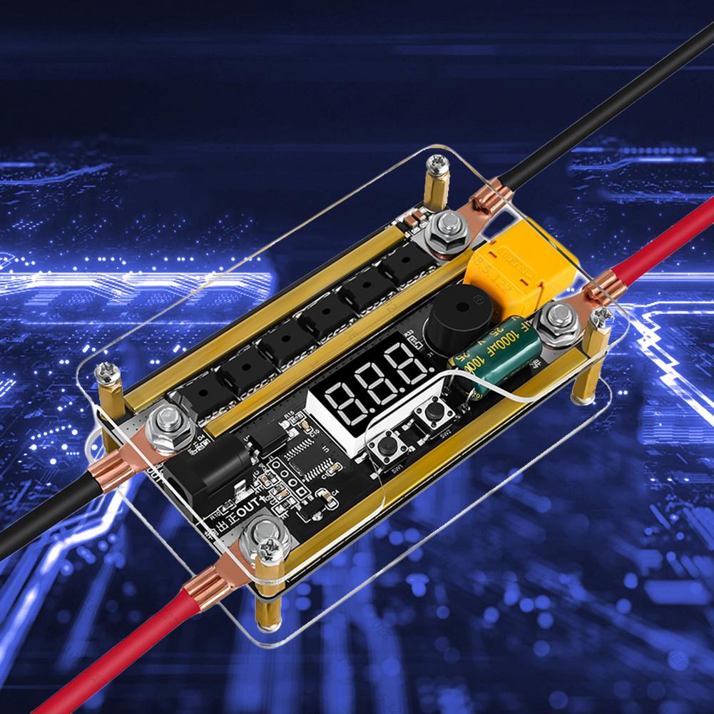 GX591 DIY Spot Welder Set Digital Tube Display 12V Spot Welder Control Board 99 Gears Adjustable 18650 Battery Spot Welding Tool