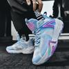 Basketballschuhe 22 neue Sommer atmungsaktive Teenager Trendschuhe rutschfeste Reibungsgeräusche Kampfsport-Sneaker Plateau-Sneaker