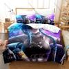 Personality Arcane Jinx LoL Bedding Set New Printed Brushed Duvet Cover Pillowcase Twin Queen King Size Home Textile
