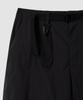 Musinsa Standard [City Leisure] Fleece-Lined Wide Belted Parachute Pants [Black]