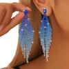 Claw Chain Tassel Earrings: Luxurious, Diamond-Inspired Light Style for a Unique and Elegant Look