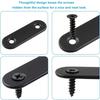 Heavy Duty Stainless Steel Angle Bracket Thickened Corrosion Resistant Corner Connector for Home Furniture Repair Projects