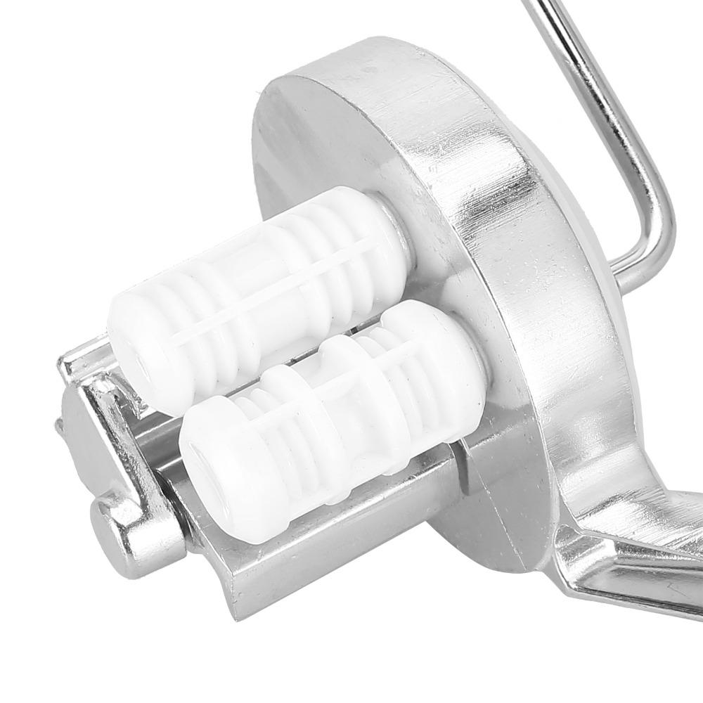 Silver Macaroni Maker Aluminum Alloy Manual Pasta Extruder Pasta Maker Machine Pasta Lovers