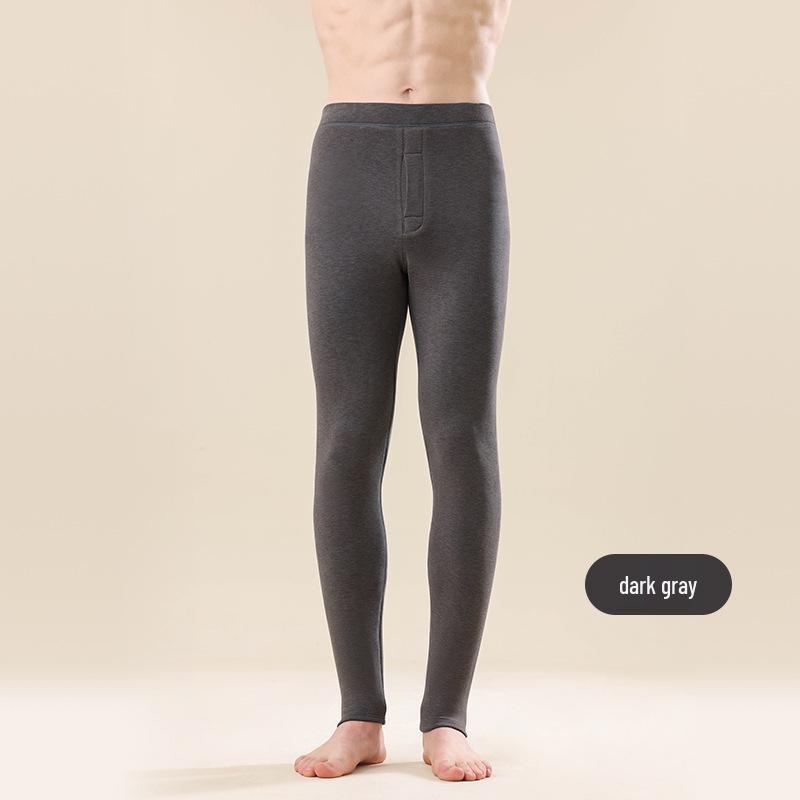 Extra lange Thermohose für große Männer & Frauen - Doppellagig, verdickt, warmes Acryl-Baumwoll-Basisschicht für Herbst & Winter