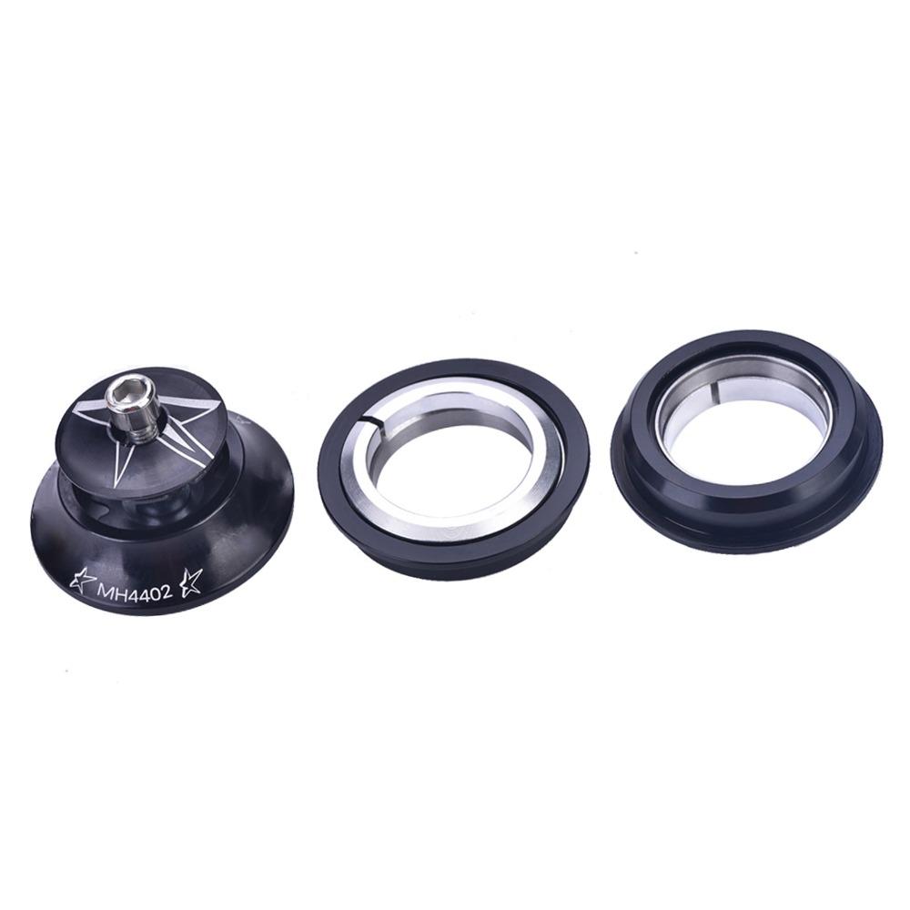 Aluminium Alloy Bike Front Fork Stem Headset Semi-Integrated Threadless Bike Headset for 28.6mm Fork Stems