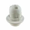 Bulb Base Plastic Full Screw Lamp Holder Pendant Socket Lampshade Ring for E27 Light Bulb White Black 1PC 250V 4A E27 Light