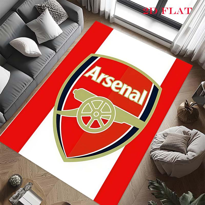 The Gunners Logo Carpet Rug for Living Room Bedroom Home Sofa Decoration,Kids Play Nonslip Floor Mat