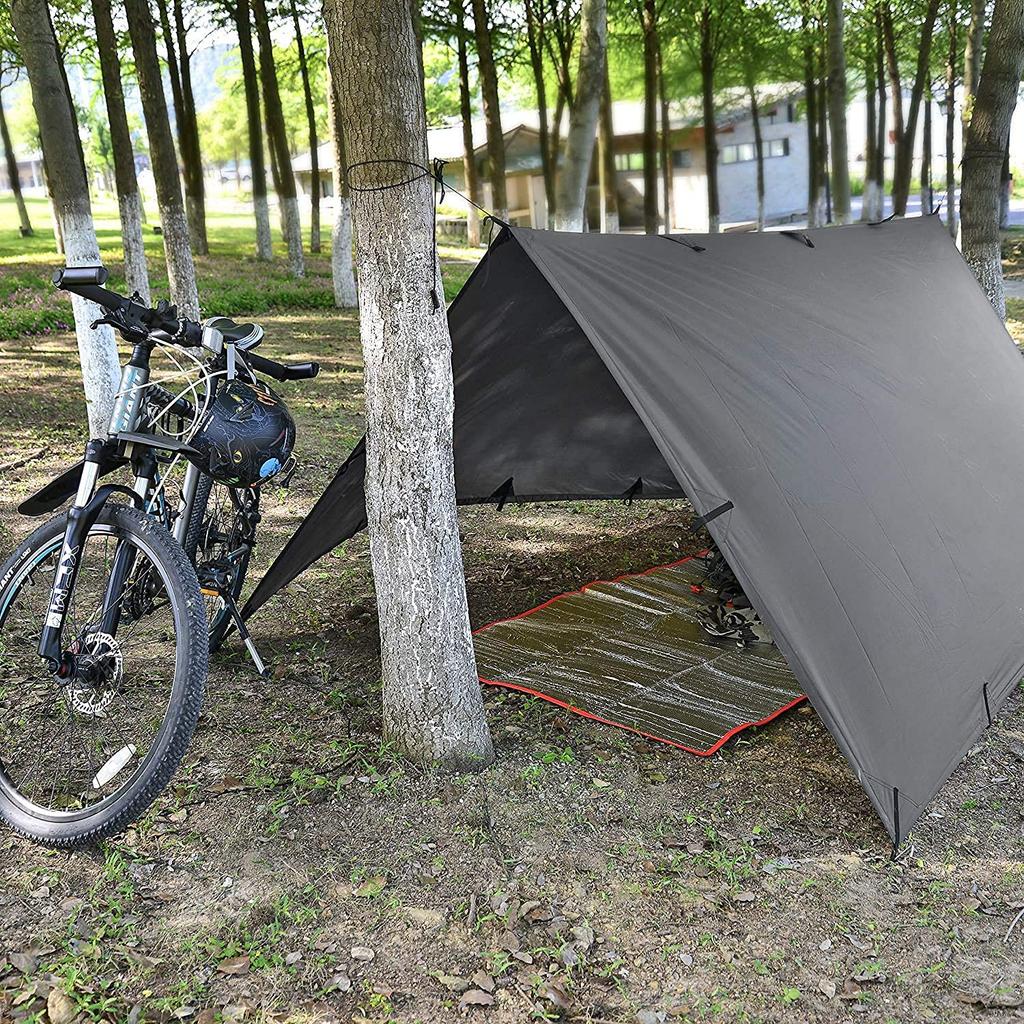 KALINCO Vanntett Camping Sol UV med Oppbevaring Perfekt for og 4x4m Presenning, Markise, Skygge, Multifunksjonell, Lettvekt, Ly, Beskyttelse, Bærbar,