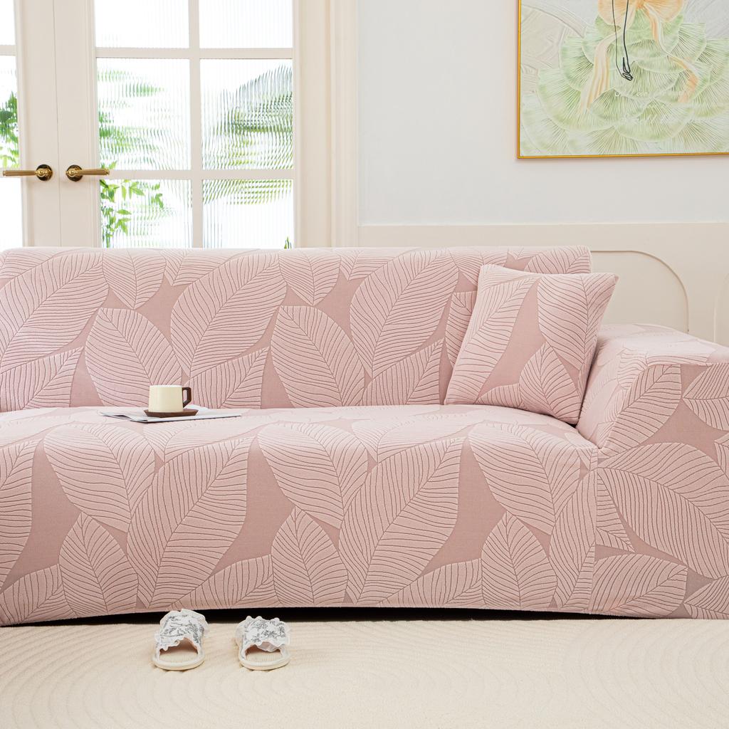 Stretch Thick Plush Jacquard L Shape Sofa Cover Slipcover Couch Protector Living Room Furniture Cover