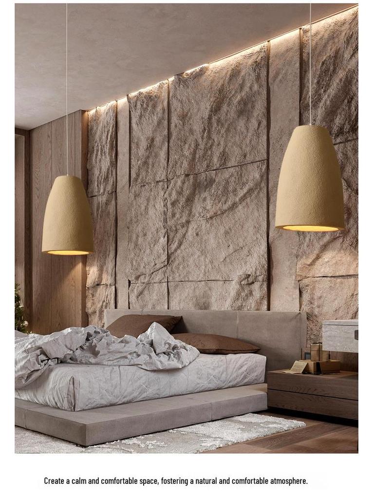 Wabi-Sabi Zen Pendant Light: Retro & Artistic Design for Restaurants, Living Rooms, and Bedrooms