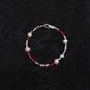 Lowool Red Thread Silver Pearl Bracelet