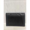 Used 【Beautiful Condition, Store Stamped】PRADA Saffiano Business Card Holder Black