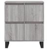 Sideboards 2 pcs Grey Sonoma Wood Based Panel