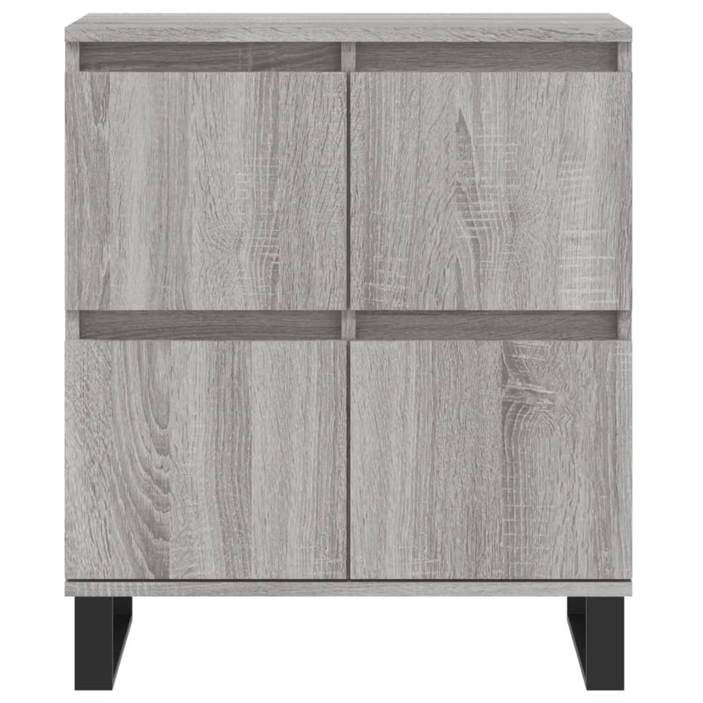 Sideboards 2 pcs Grey Sonoma Wood Based Panel