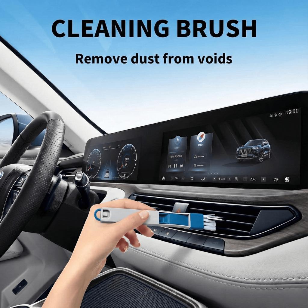 Car Screen Cleaner Spray & Wipe Kit for Tesla EV Touch Screen Dashboard GPS Navigation Monitor Laptop Phone