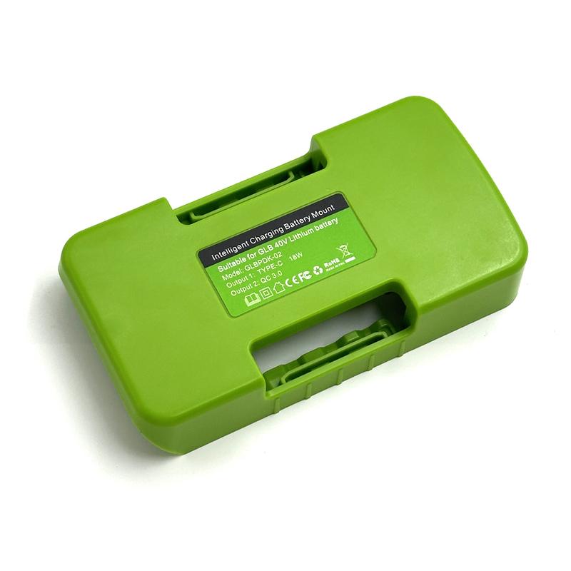 Battery Power Bank for Greenworks 40V Li-ion Battery Mobile Phone Fast Charge Power Bank Power Tool Accessories