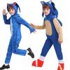 Sonic Cartoon Sonic Kid Game Dress Up Stage Show Performance Costumes