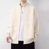 Men Stand Collar Loose Long Sleeve Knitted Cardigan Casual Outerwear