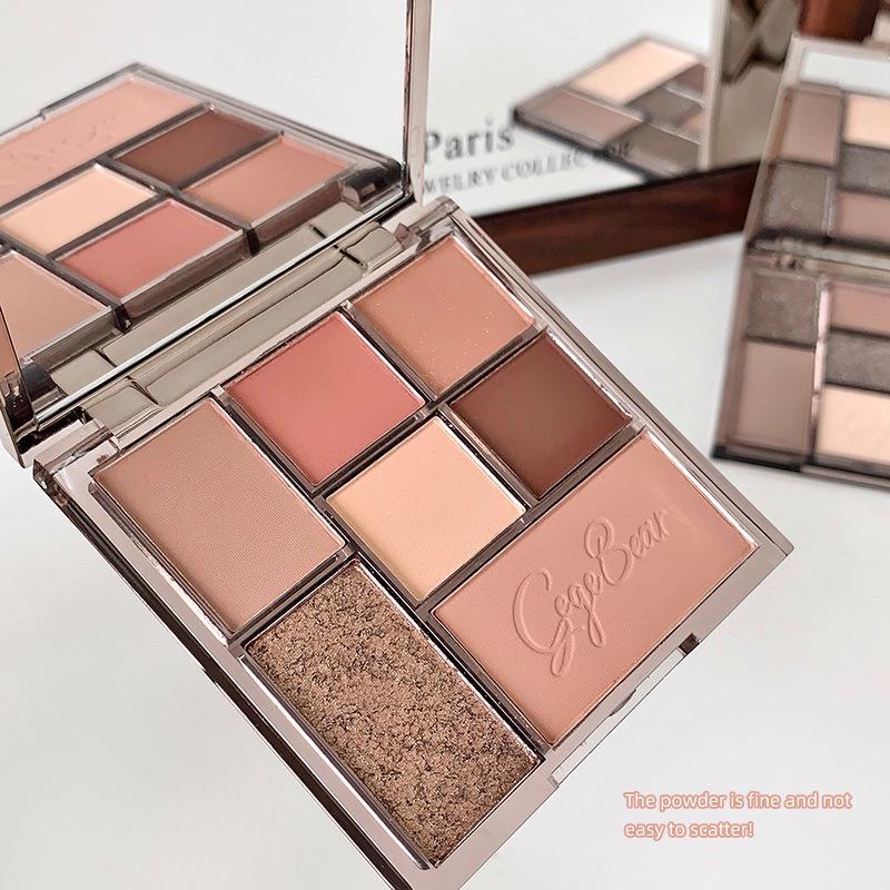 Gege Bear Seven-Color Matte Fun Palette - Natural Student Makeup