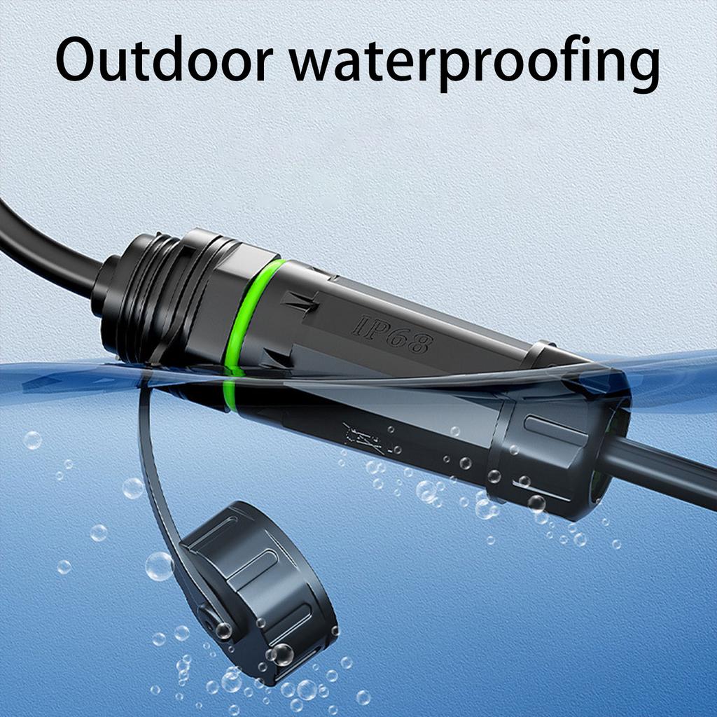 Waterproof RJ45 Coupler Connector High Speed Data Transfer CAT6 Ethernet Cable Extender Dustproof RJ45 Coupler