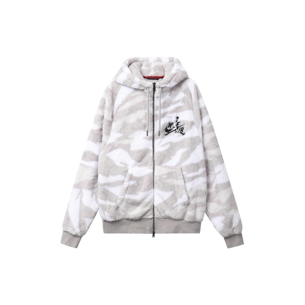 Jordan Wings Full-Zip Hoodie Jacket Men Jackets Cool-Grey DO6298-100