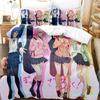 3D Print Anime Hitori Gotoh Bocchi The Rock Bedding Set Duvet Cover Bed Set Quilt Cover Pillowcase Queen Boys Adult