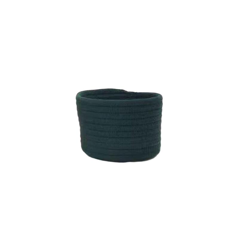 Ručně vyráběné tkané bavlněné lano Tkaný úložný koš Stolní organizér Sundries Hračky Kosmetika Klíče Svačiny Krabice Sundries Organizer