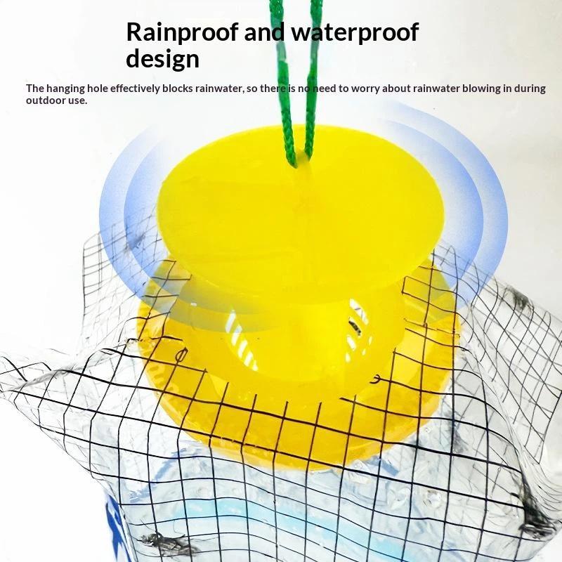 1Pcs Mosquito Trap Catcher Hanging Fly Trap Disposable Fly Catcher Bag Fly Wasp Insect Bug Killer Flies Trap For Outdoor