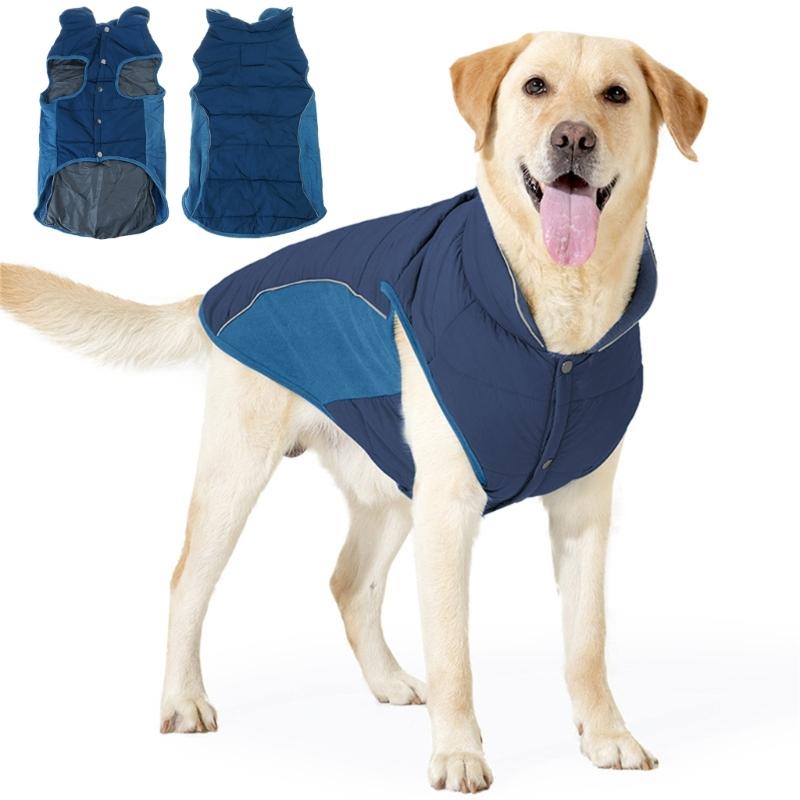 

Jumpsuit Dog Pullover Warm Vest for Medium Dogs to Large Dogs for Winter Basic Jumpsuit Vest Thick Coat S