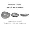 Retro Stainless Steel Bowl & Plate Set - Stylish Tableware for Home & Outdoor Use
