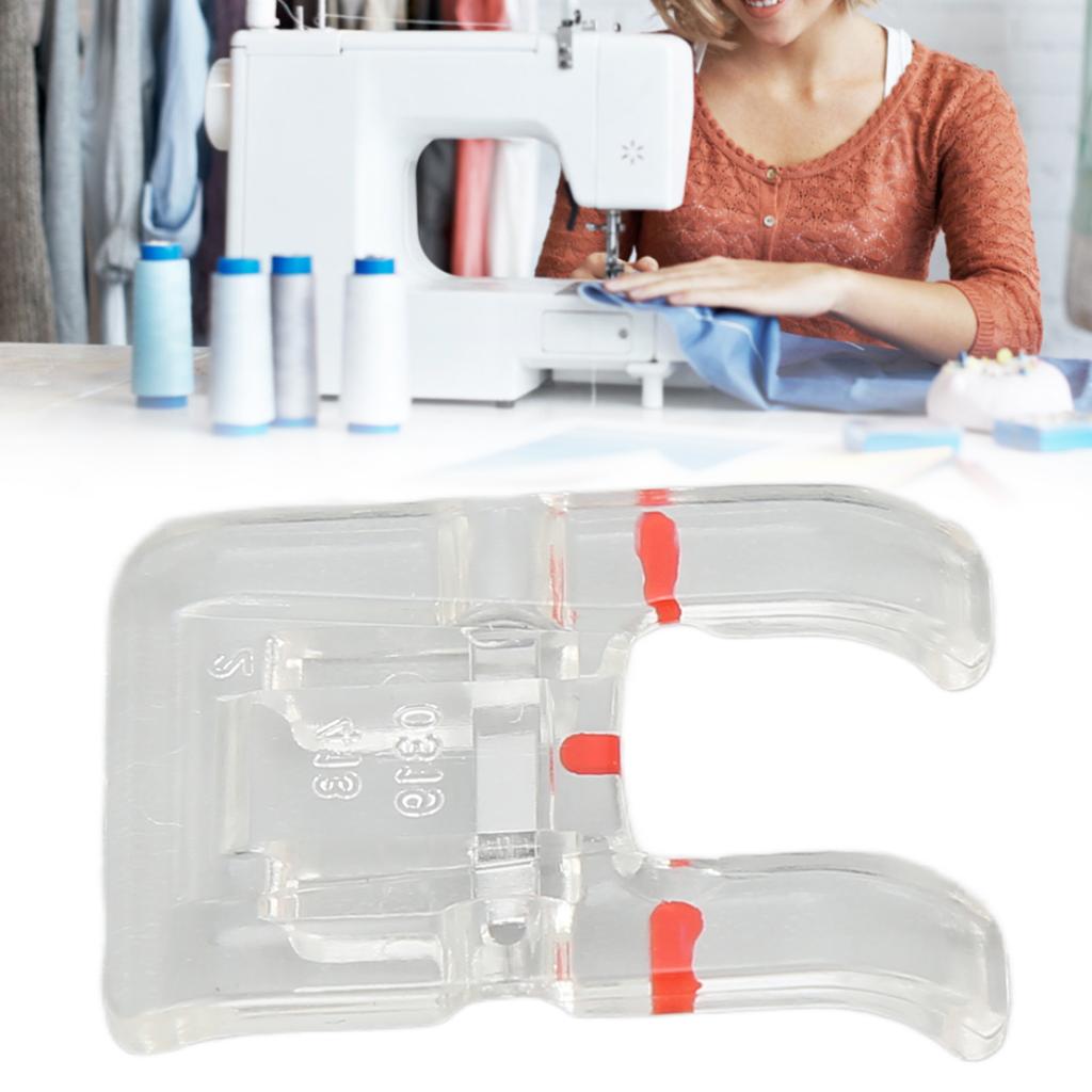 Presser Foot Transparent Wear Resistant Auxiliary Function Sewing Machine Accessories for Viking Group1‑8