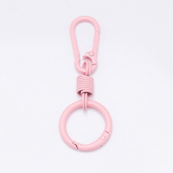 Ağır Hizmet Metal Karabina Anahtarlık Taşınabilir Hafif Kemer Sırt Çantası Asma Anahtarlık Outdoor Araba Ev Anahtarları Halkası Klips Tutucu Düzenleyici