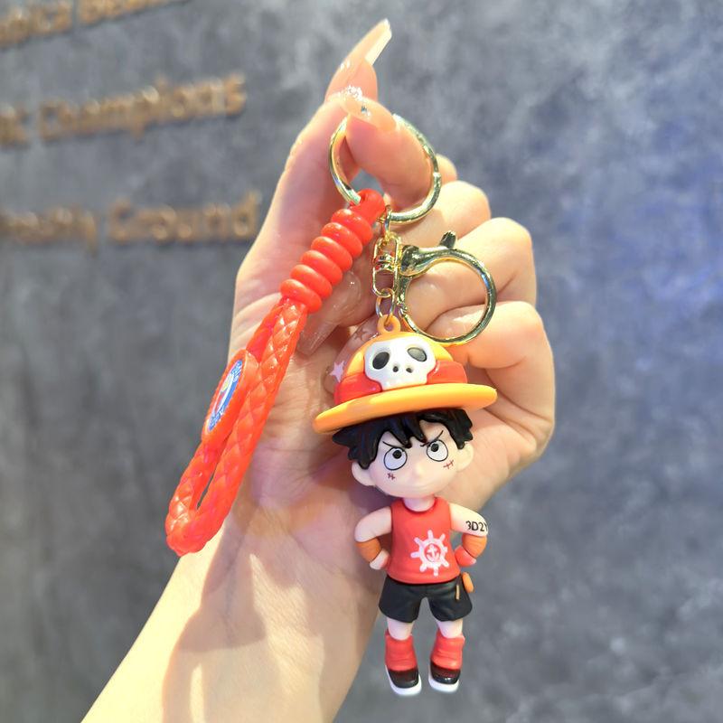 Cartoon Keychain, Animation Peripheral Pendant, Car Schoolbag, Keychain, Foreign Trade Small Gift. Large