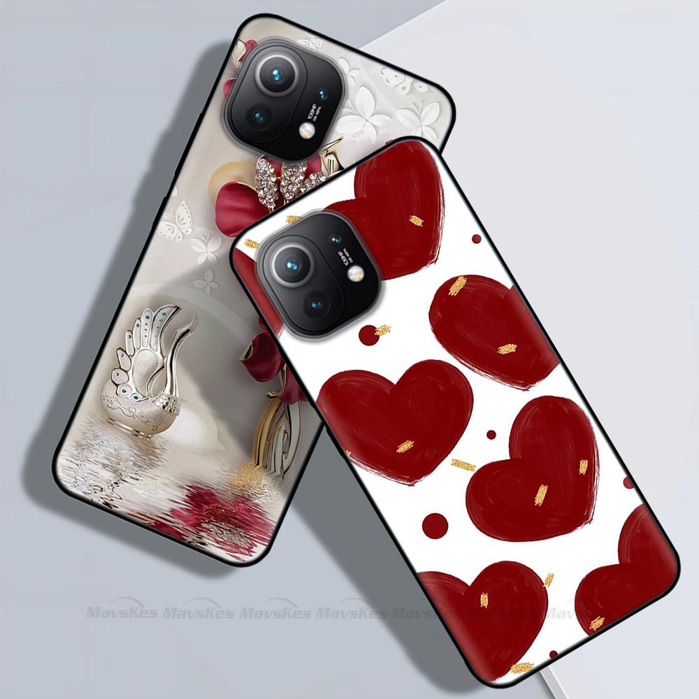 Phone Case For Xiaom Mi 11 Lite Case Soft Silicone Shockproof Back Cover For Xiaomi 11 Lite 11Lite 5G NE Protective Shell Fundas