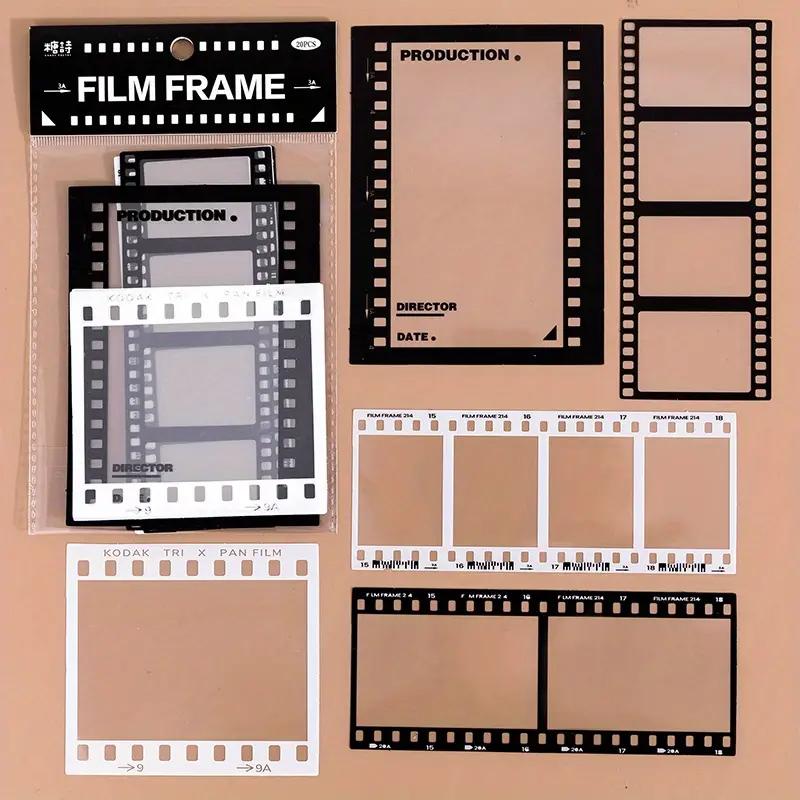 

15 Sheets Of Transparent Retro Adhesive Collage Hand Account Decoration Material Sticker Pack, Album Scrapbooking Decor Supplies