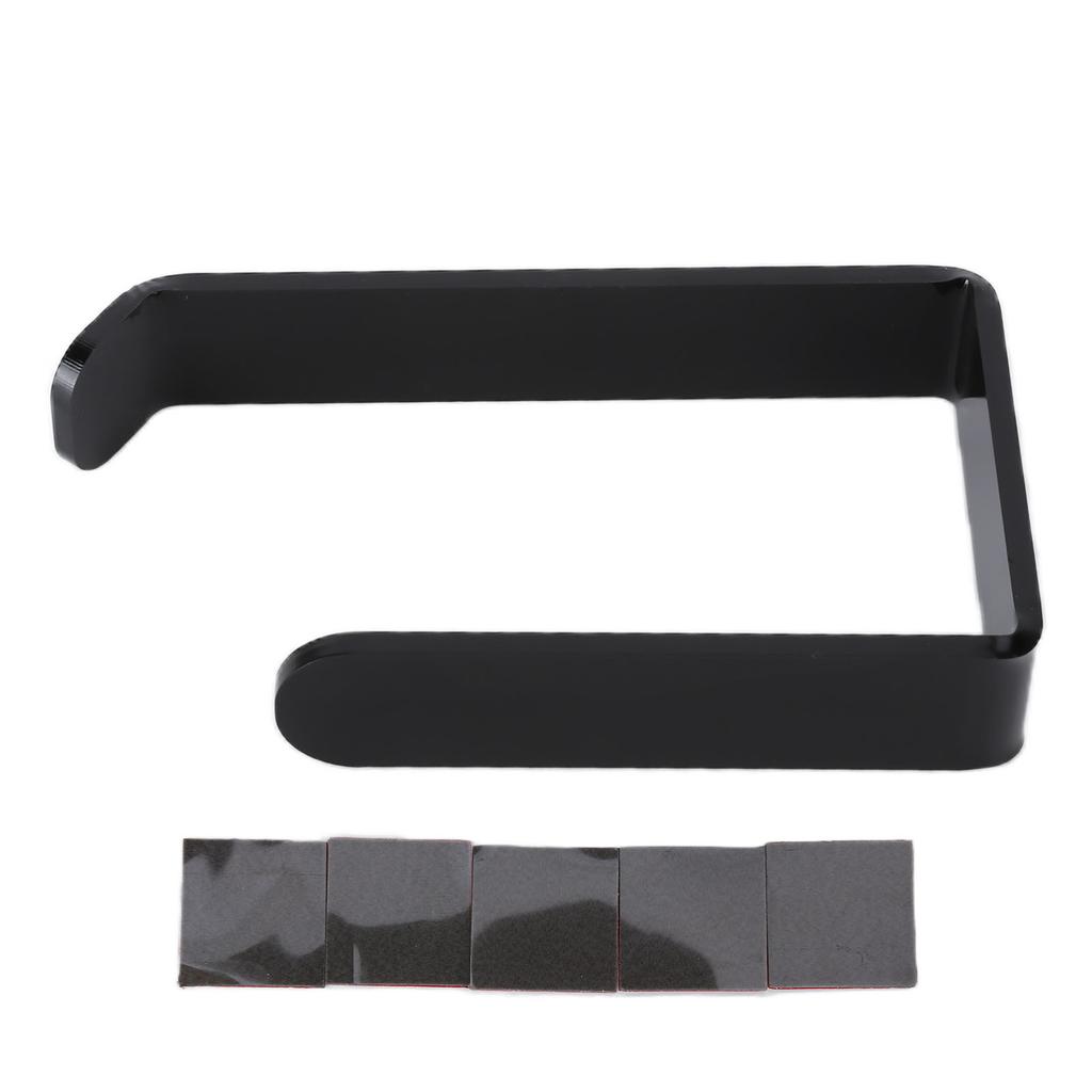 Tissue Holder Punch   Wall Mounted Acrylic Roll Paper Hanger for Bathroom Kitchen