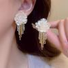 Elegant French Floral Tassel Earrings - Chic New Fashion for Women
